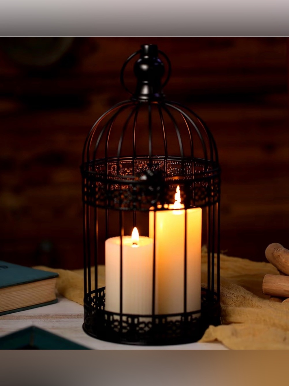 Sliner 4 Pcs Decorative Bird Cages - Picture 2 of 7
